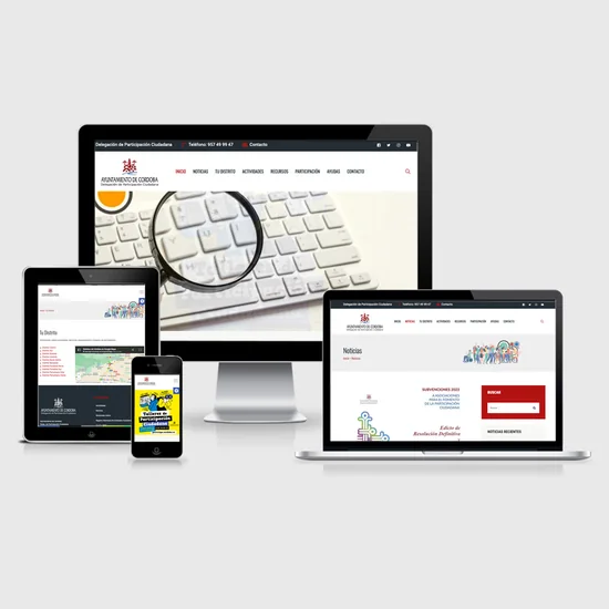 Página web Participa Córdoba